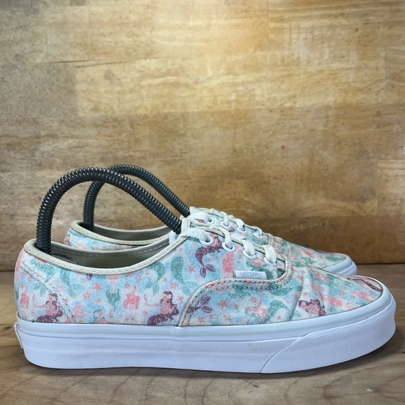 Vans Shoes - Vans Authentic Mermaid GLITTER Low Womens Size 7.5 Shoes Sneakers Pink Blue
